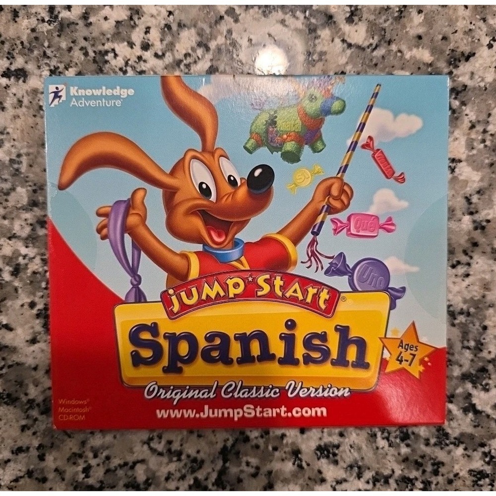 NEW Knowledge‎ Adventure Jumpstart Spanish Original Classic Version Ages 4-7